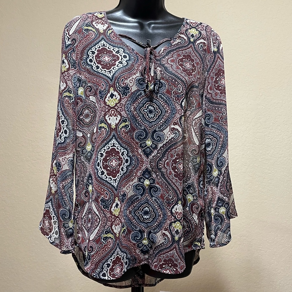Liz Claiborne printed top small